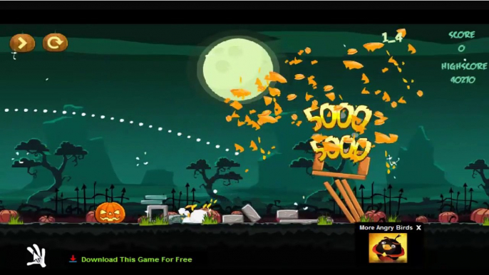 Angry Birds Halloween Tournament Games - Angry Birds Cartoons for Children - Angry Birds Gameplay