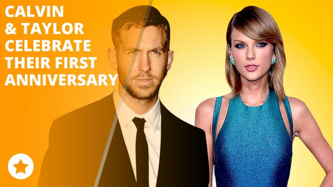 Calvin Harris and Taylor Swift: 'One year down!!'