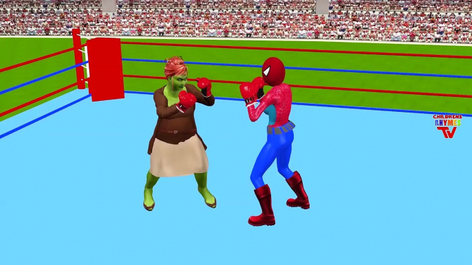 Finger Family Rhymes Hulk Vs Red Hulk And Hulk Vs Spiderman Cartoons for Children Nursery Rhymes