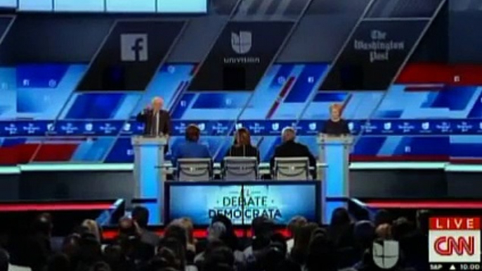 FULL CNN UNIVISION DEMOCRATIC DEBATE 2016 - P4 - March 09, 2016