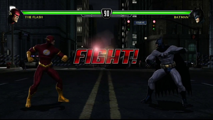 Mortal Kombat VS DC Universe [Xbox 360] - ✪ The Flash Vs Batman ✪ | Full HD