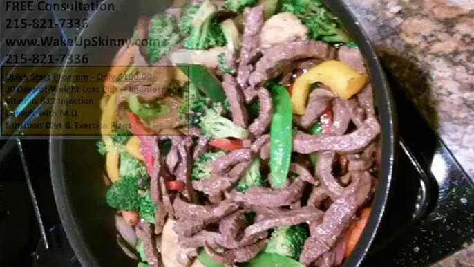 Steak & Vegetable Stirfry Low Carb Weight Loss Recipe by Medical Weight Loss Philadelphia