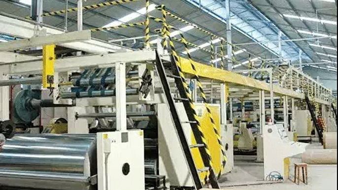 Corrugated cardboard production line