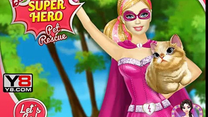 Barbie Super Hero Pet Rescue - Super Barbie Games for Kids - Cartoons for Children