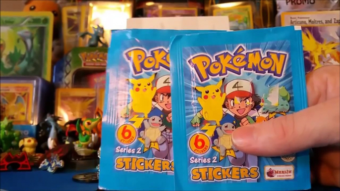 Opening Topps Pokemon Season 2 Collectible Stickers!!FOIL!