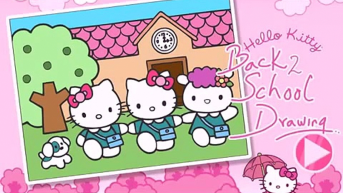 hello kitty back to school coloring Hello Kitty video game, HELLO KITTY dessin animé baby games SrrQ