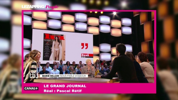 Marie Gillain gênée par sa couv seins nus dans Le Grand Journal ?