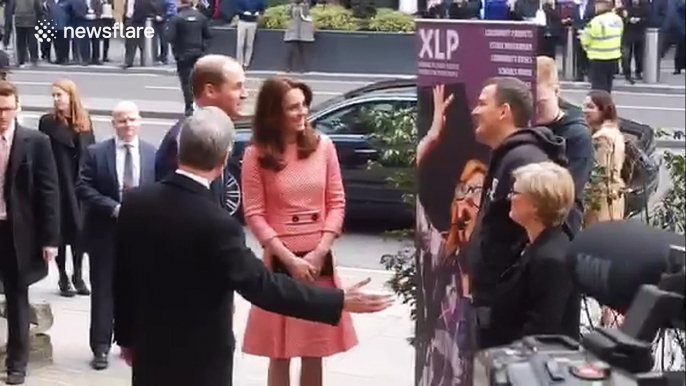 The Duke and Duchess of Cambridge visit XLP in London