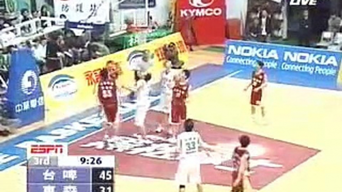 2005 06 SBL③例行賽│台啤vs東森 白髮林志傑42分 ( SBL生涯得分第二高 )