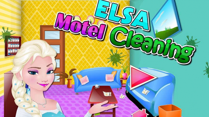 Elsa Motel Cleaning - Disney princess Frozen Games For Girls