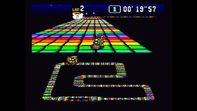 SMK Rainbow Road - 1:26.50, 17.08 (NTSC)