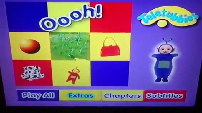 Teletubbies Oooh DVD Menu Walkthrough ( UK Version