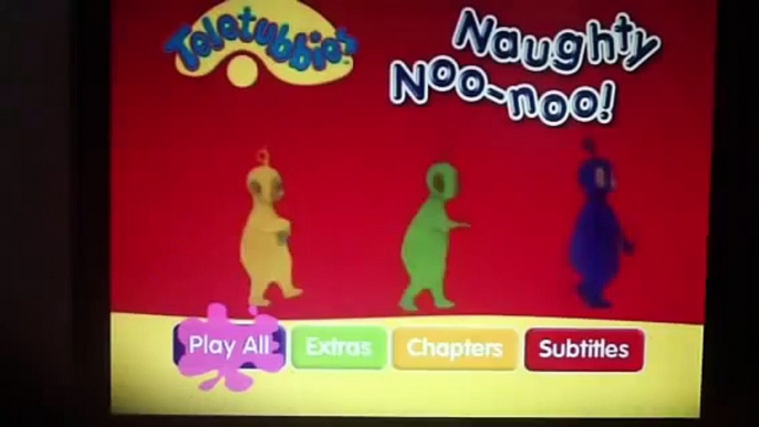 Teletubbies Naughty Noo Noo DVD Menu Walkthrough