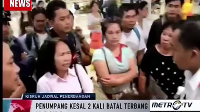 [GAWATT] Penumpang Pesawat Ngamuk Karena Penerbangan Batal, Pihak Bandara Ketar Ketir