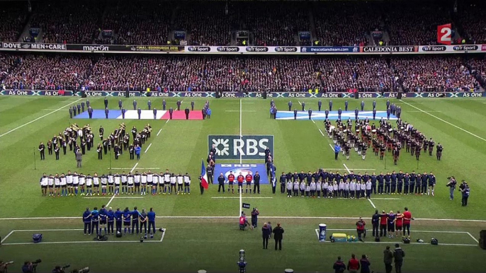 Flower of Scotland a cappella face à la France - 6 Nations 2016