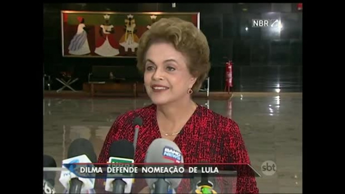 Dilma concede entrevista coletiva após nomeação de Lula para Casa Civil