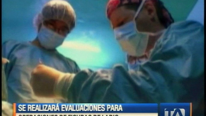 Realizarán evaluaciones para operaciones gratuitas de fisuras de labio y paladar