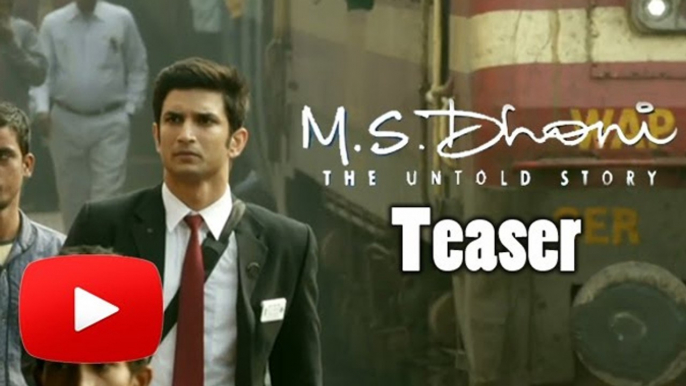 M S Dhoni OFFICIAL Teaser | Sushant Singh Rajput | Kiara Advani | Releases