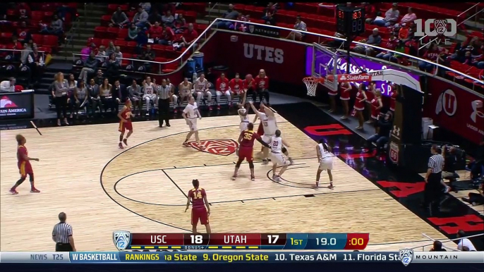 W Basketball: USC 70, Utah 59 - Highlights (1/29/16)