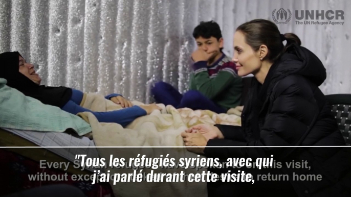 L’appel d’Angélina Jolie pour les réfugiés syriens