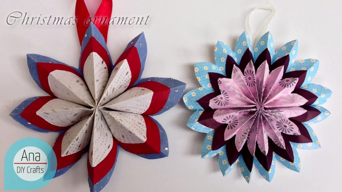 DIY crafts for christmas-Christmas star ornament Ana - DIY Crafts