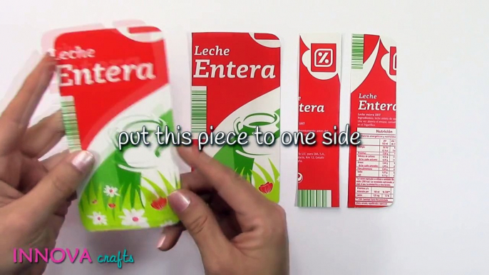 DIY crafts- PHONE CASE recycling milk carton - Innova crafts