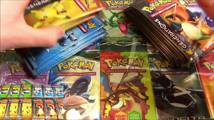 Ouverture de 16 Boosters Pokémon GENERATIONS Français ! EX ET FULL ART INVASION !