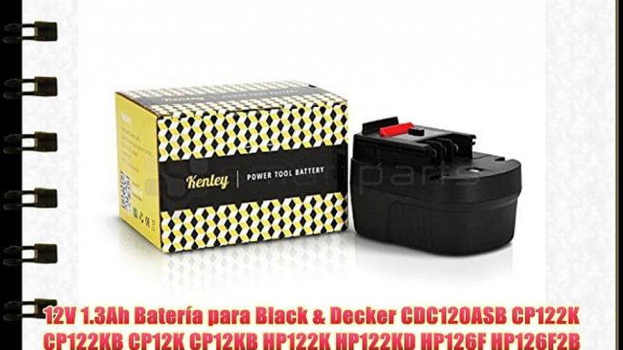 12V 1.3Ah Batería para Black