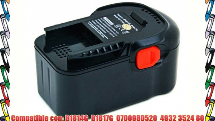 NX - Batería atornillador taladradora perforadora... 18V 2Ah - B1814G  B1817G  0700980520