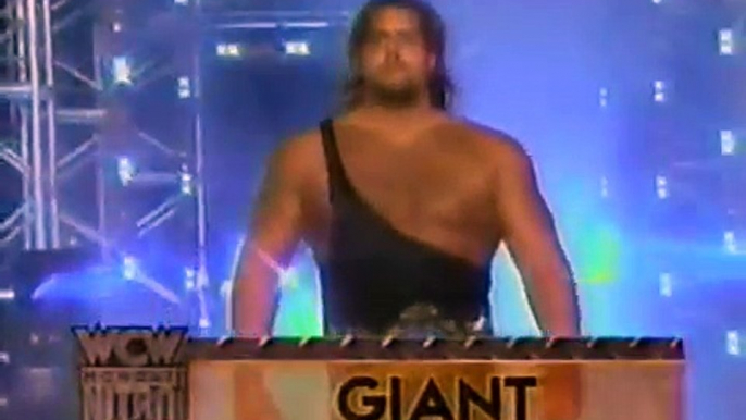 Big Show (Dev) Goldberg WCW Nitro 1998/12/10 v.s