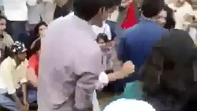 Girls & Boys dancing together in punjab university