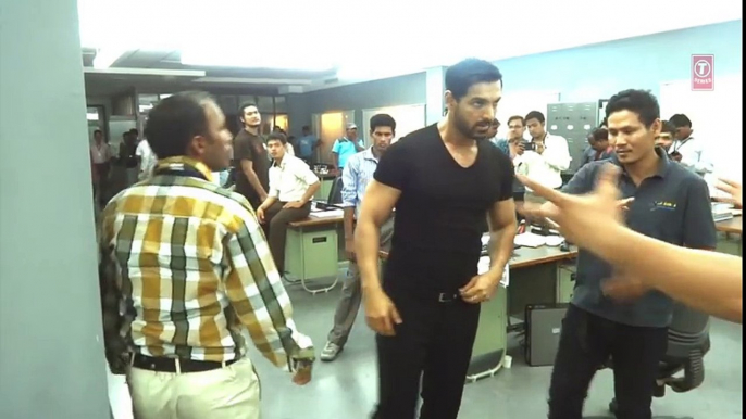 ANC Police Station Action (Making) _ Rocky Handsome _ John Abraham, Nishikant Kamat _ T-Series