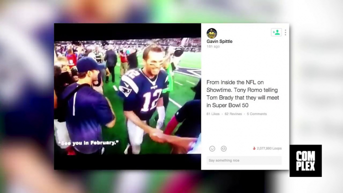 Tony Romo to Tom Brady After Cowboys’ Loss “See You In February”