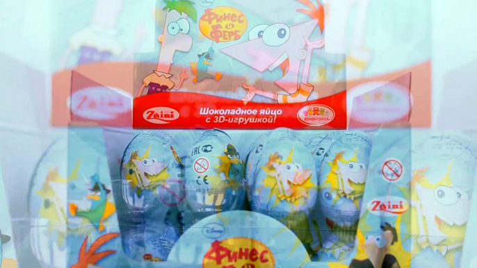 Финес и Ферб шоколадный сюрприз + конкурс. Phineas and Ferb surprise eggs