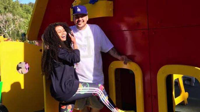 Rob Kardashian and Blac Chyna Relationship Build at Lego Land