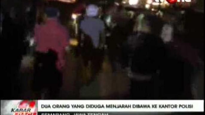 Menjarah di Lokasi Kebakaran Pasar Johar, Seorang Pemuda Diamuk Massa