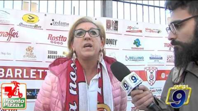 Barletta - Altamura 1-1 | Post Gara Tina Dilena - Presidente Altamura