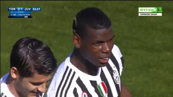 0-1 Paul Pogba Goal Italy  Serie A - 20.03.2016, Torino FC 0-1 Juventus FC