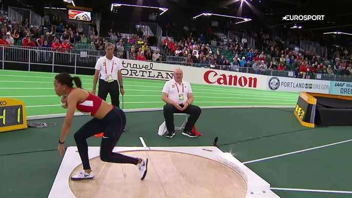 Athlétisme : Kendell Williams touche un photographe au lancer de poids