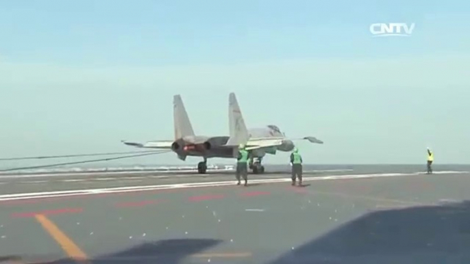 J-15 Naval Fighters Aircraft Carrier Testing