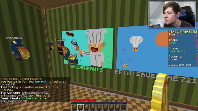 Minecraft | I AM GOLDEN PANTS!! | Pixel Painters Minigame (, Thediamondminecart,