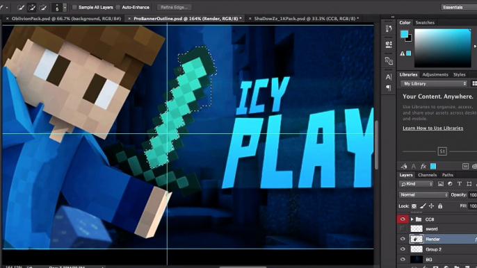 Minecraft Banner Speedart IcyPlays [3]