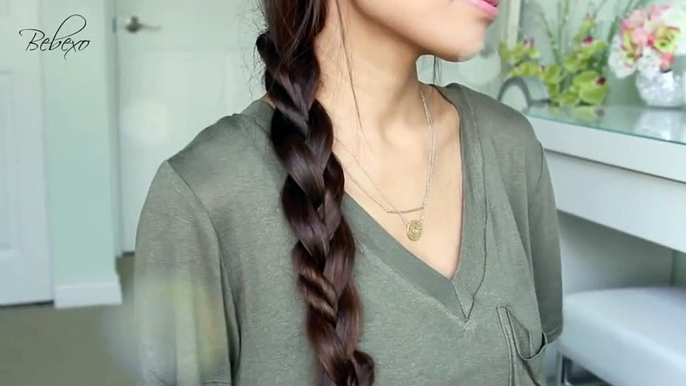 4-Strand Braid + Rope Braid Combo Hairstyles | Hair Tutorial