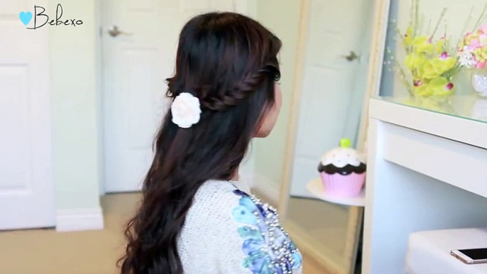 Lace Fishtail Braid Hairstyle | Hair Tutorial