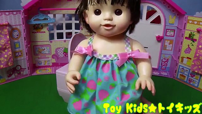 ぽぽちゃん おもちゃアニメ アンパンマンもぽぽちゃんもトイレ上手かな？ Toy Kids トイキッズ animation anpanman Baby Doll Popochan テレビ 映画