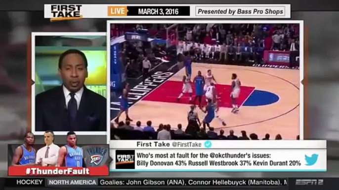 ESPN First Take Today Who Is The Most To Blame For OKC Thunder Losses?