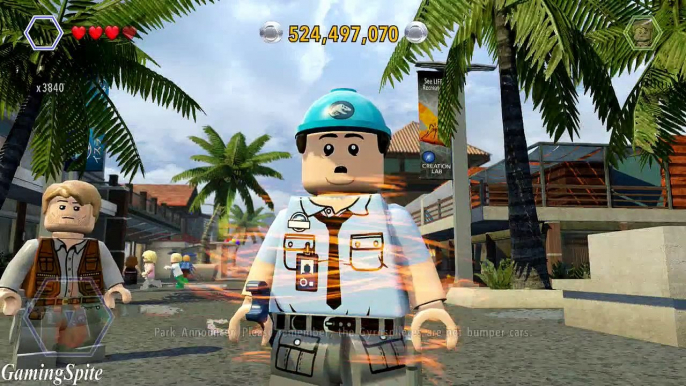 Lego Jurassic World All Characters Showcase Gameplay