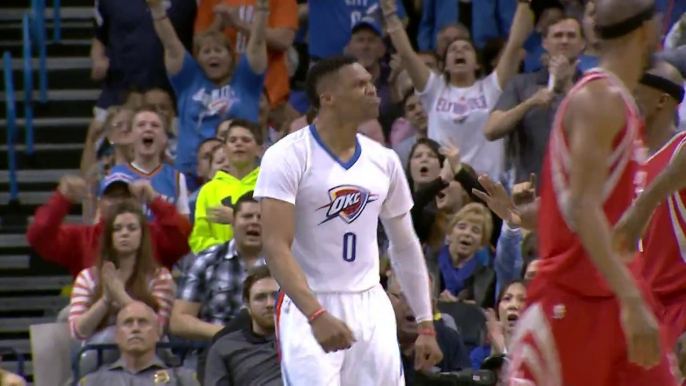 Russell Westbrook Posts NBA-Leading 15th Triple-Double