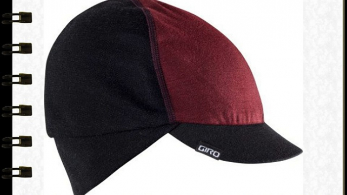 Giro Merino winter wool - Gorro de ciclismo tamaño L - XL color heather rojo / negro