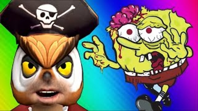 Call of Duty - Spongebob Zombies! (Call of Duty WaW Zombies Custom Maps, Mods, & Funny Moments)